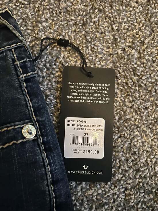 True Religion Women's Jennie Curvy Skinny Jeans - Picture 2 of 6